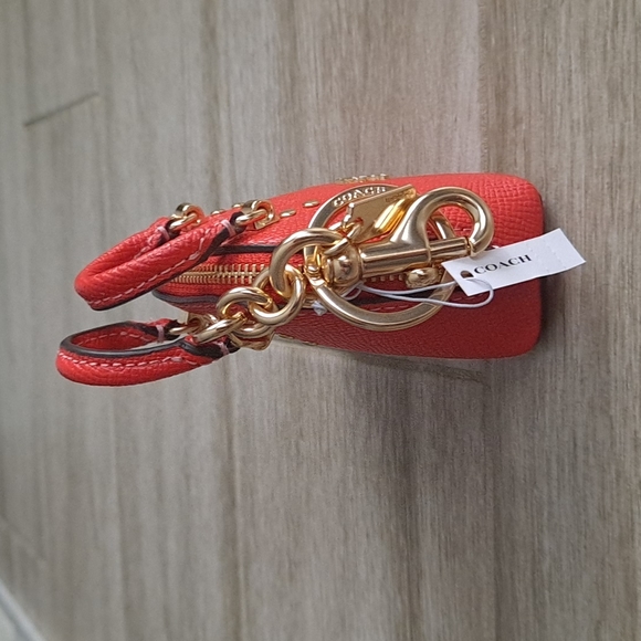 NWT red Coach bag charm - Picture 3 of 16